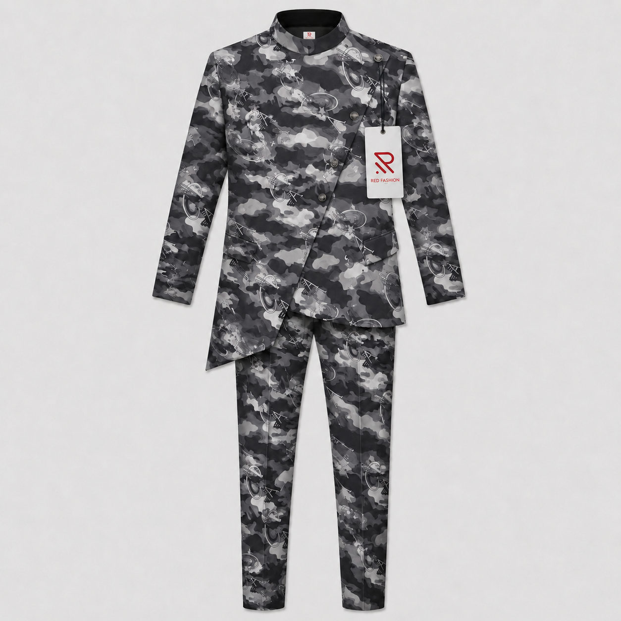 Red Fashion luxe men shirt